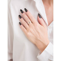 Thumbnail for Pandora Signature Two-Tone Logo Pavé Ring