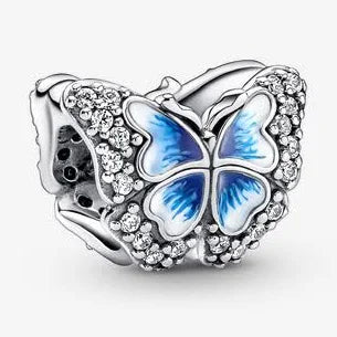 Pandora Blue Butterfly Charm