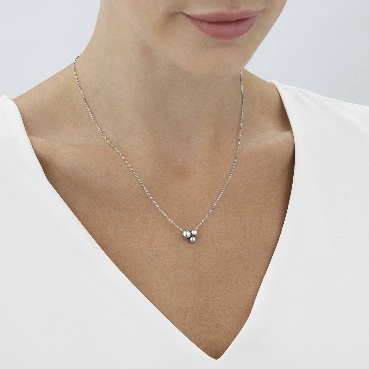 Georg Jensen Moonlight Grapes Sterling Silver Necklace