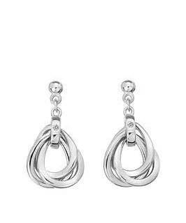 Hot Diamonds Trio Teardrop Earrings