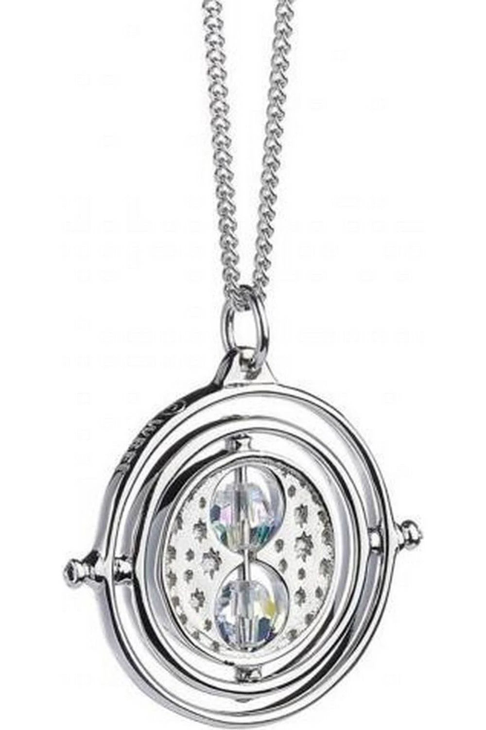 Harry Potter Sterling Silver Swarovski Time Turner Necklace