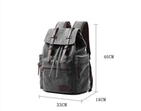 Thumbnail for Canvas Rucksack Backpack for Men: Unlock Ultimate Protection and Style