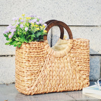 Thumbnail for Rattan Beach Bag Delight: Carry Your Essentials in Style