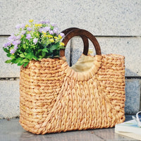 Thumbnail for Rattan Beach Bag Delight: Carry Your Essentials in Style