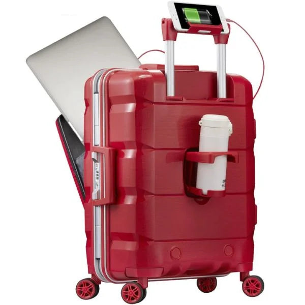 Aluminium Suitcase Red