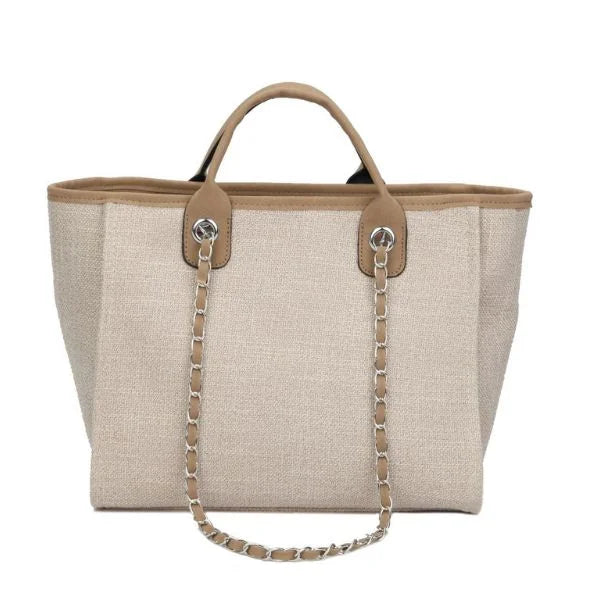 CanvasChainToteBagkhaki