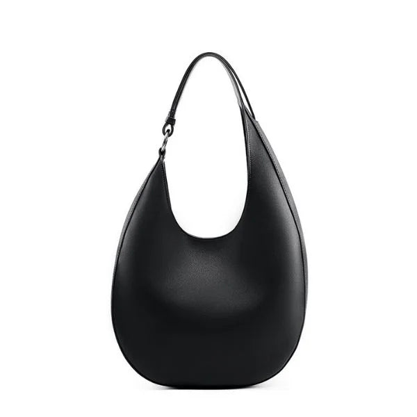 GenuineLeatherHoboBagblack