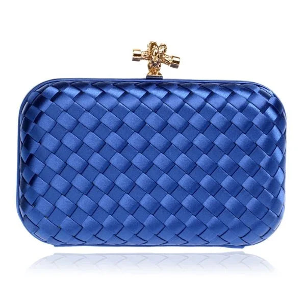 Knot Clutch Blue