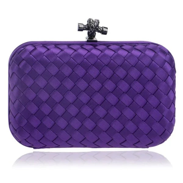 Knot Clutch Purple