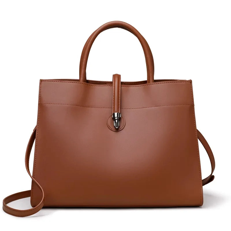 LargeLeatherToteBagreddishbrown