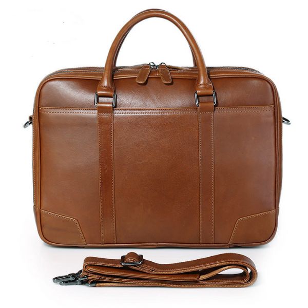   LeatherBriefcaseBagbrown