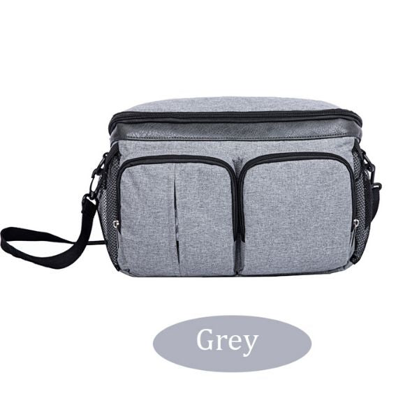   Multi-FunctionBabyDiaperBaggrey