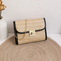 Thumbnail for Raffia Beach Bag Black