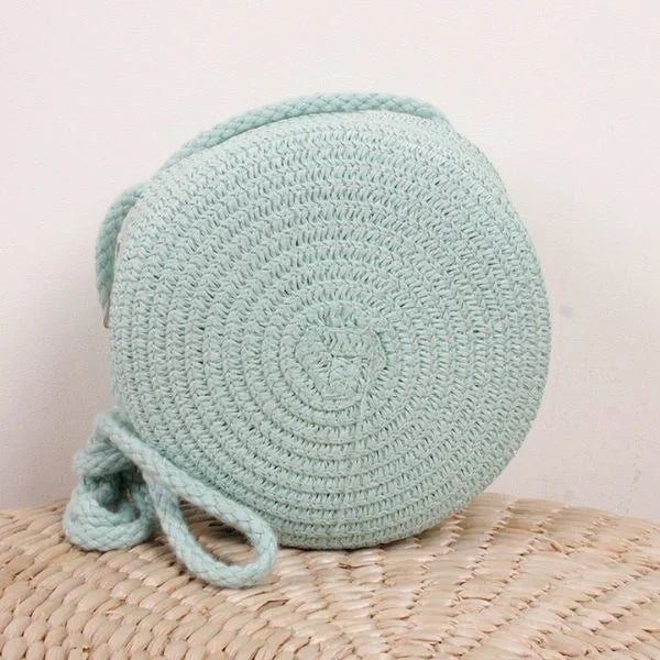 Round Beach Bag Lake Green