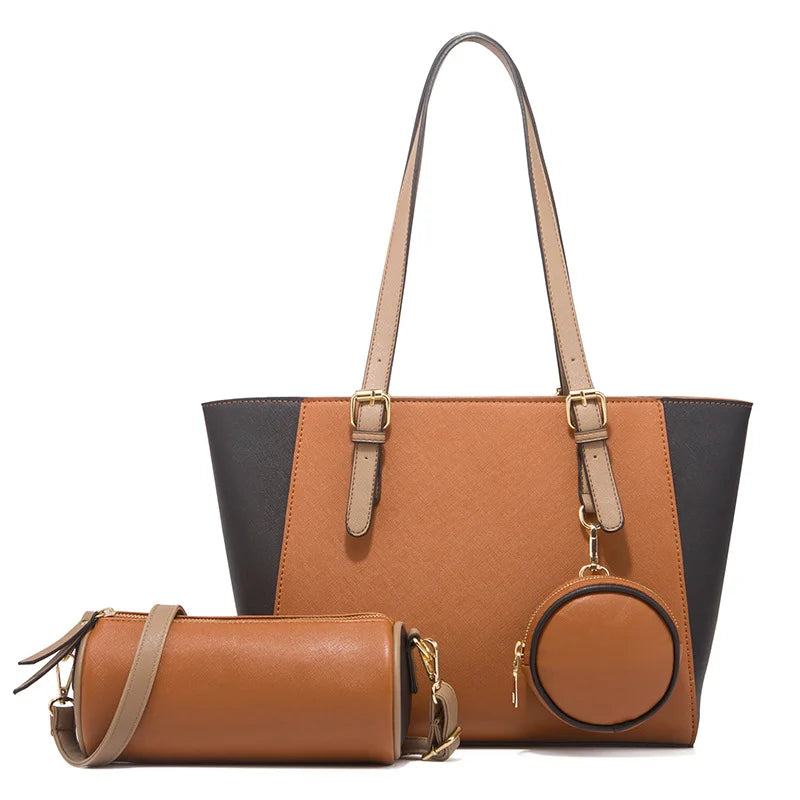 SaffianoLeatherToteBagBROWN