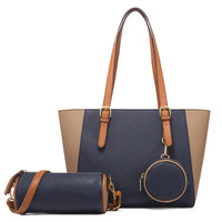 Thumbnail for SaffianoLeatherToteBagDARKBLUE