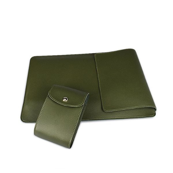  SleekLeatherLaptopBaggreen