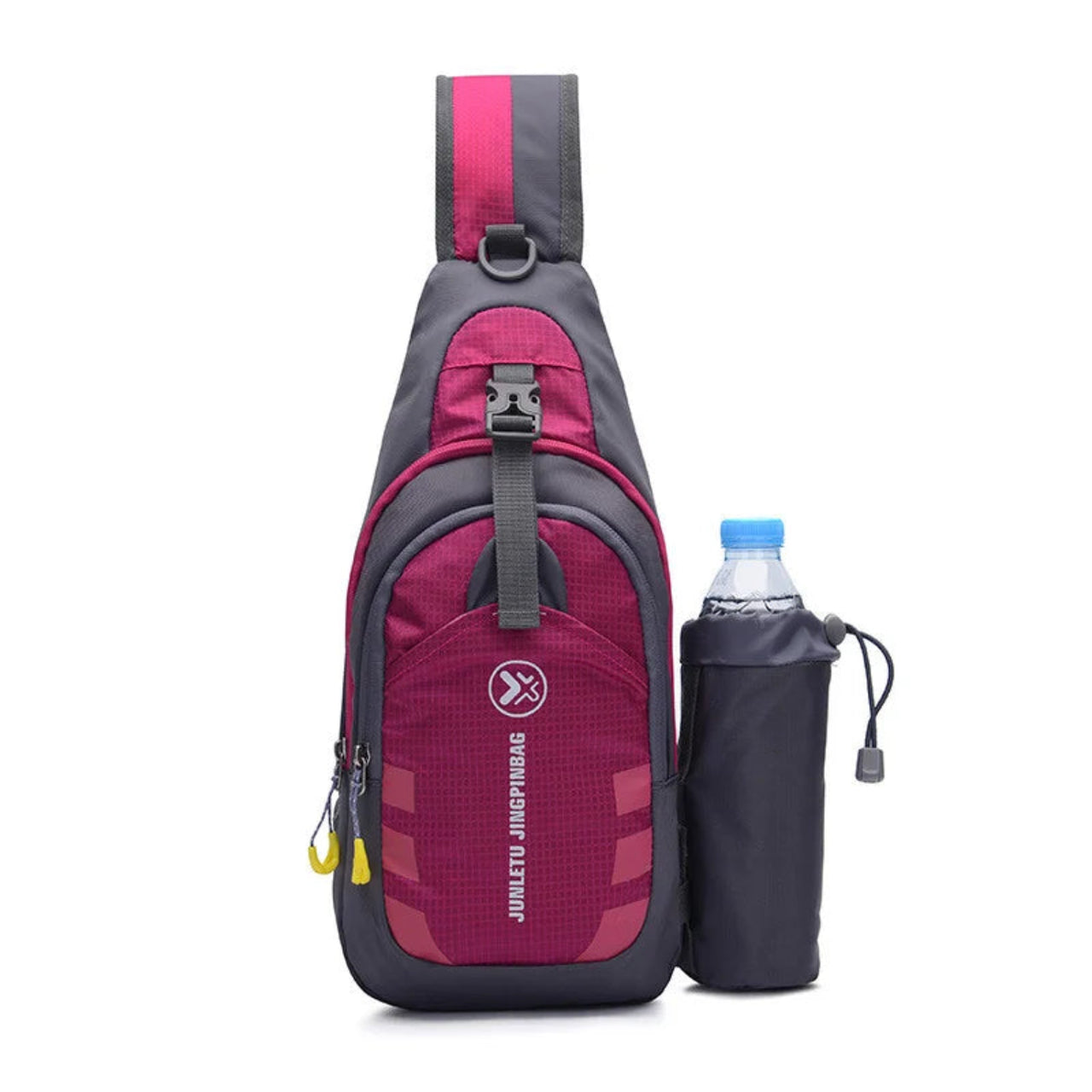 SlingBagwithWaterBottleHolderrosered