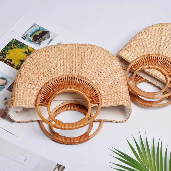 Straw Beach Bag 