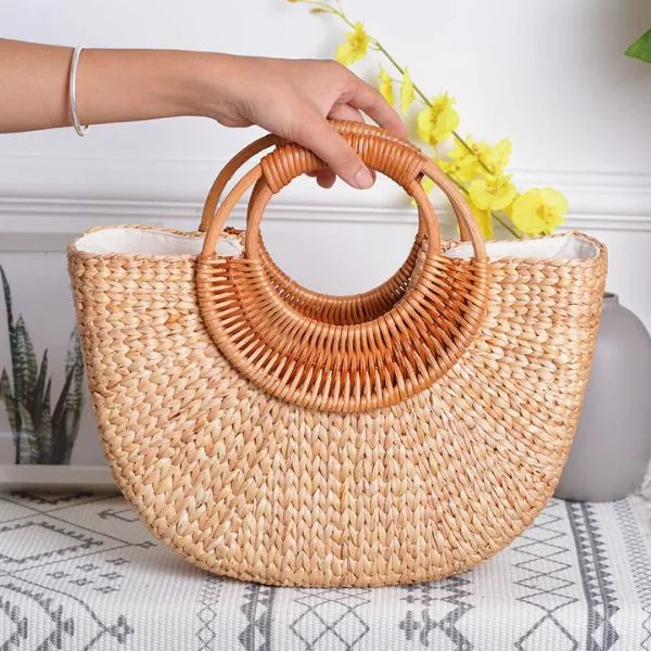 Straw Beach Bag 