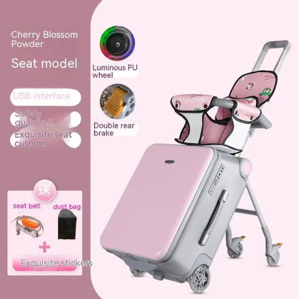 Stroller Suitcase Pink