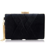 Thumbnail for Suede Clutch Black