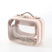 Thumbnail for Transparent Cosmetic Bag Pink