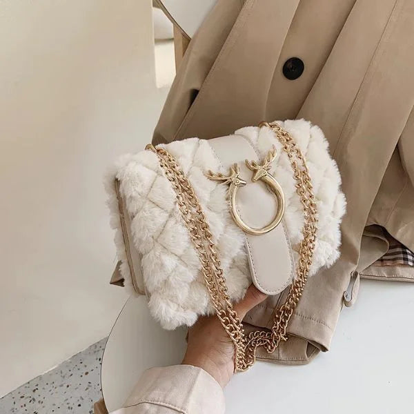 White Buckle Bag