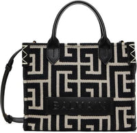 Thumbnail for Balmain B-Army Monogram Jacquard Tote Bag Women