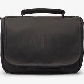 Rains Texel unisex waterproof wash bag in black