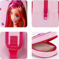 Thumbnail for Barbie Backpack & Lunch Bag Set Girls Pink School Bag Sandwhich Box Bag Set Pink ...