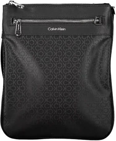 Calvin Klein Recycled Flat Crossbody Bag - One Size - Black - Men