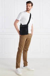 Thumbnail for Calvin Klein Recycled Flat Crossbody Bag - One Size - Black - Men