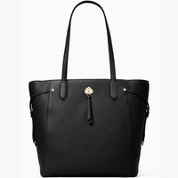 Thumbnail for Kate Spade Black Marti Pebbled Leather Large Tote - Size Star