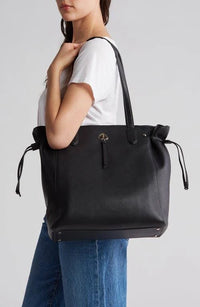 Thumbnail for Kate Spade Black Marti Pebbled Leather Large Tote - Size Star