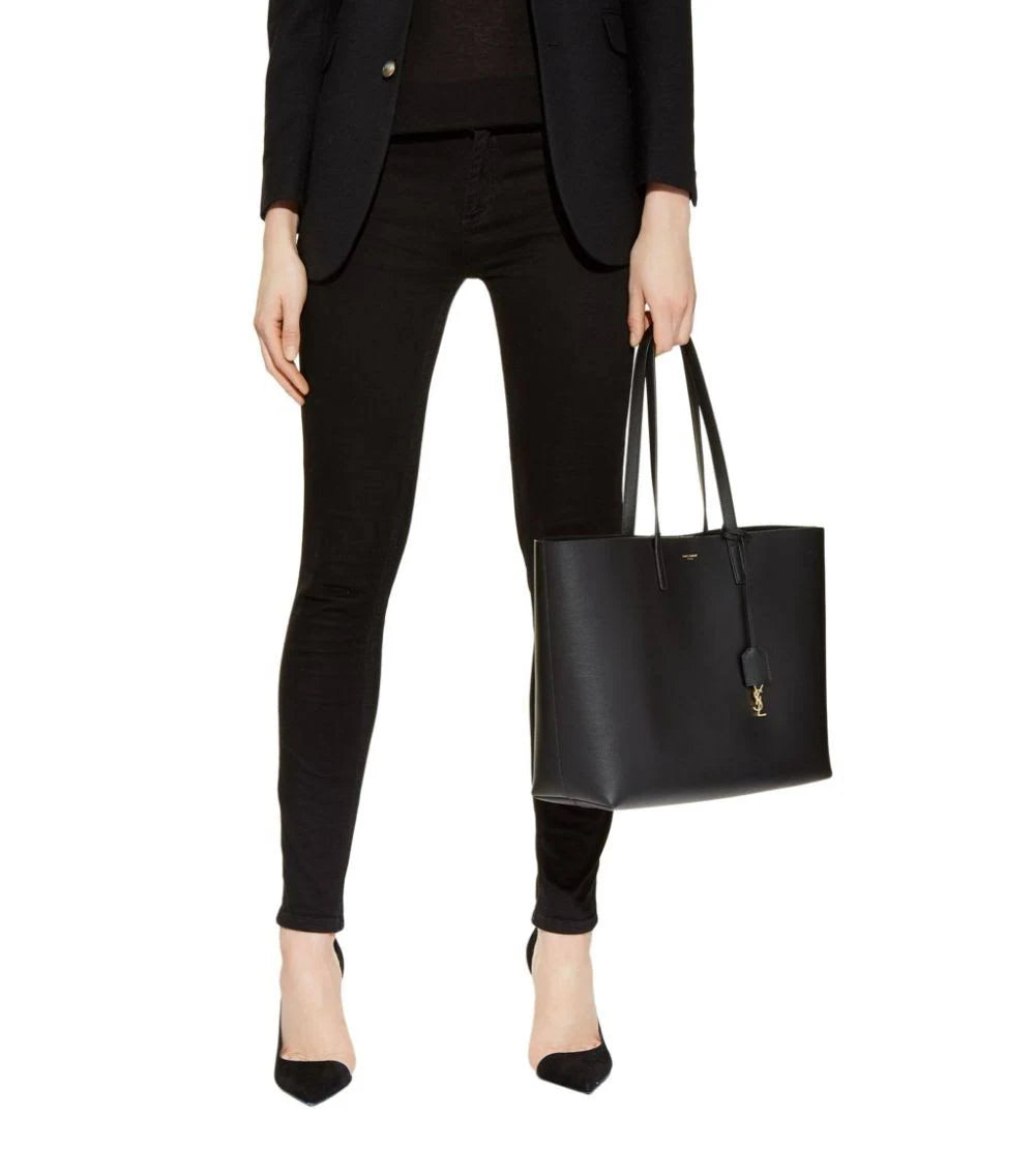 Saint Laurent Large Shopper Tote Bag - Black - One Size