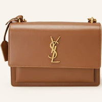 Thumbnail for Saint Laurent Medium Sunset Leather Shoulder Bag Women