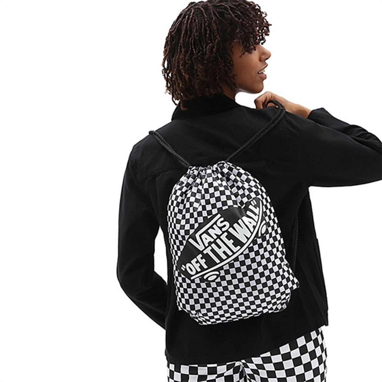 Vans Benched Bag Black White Checkerboard