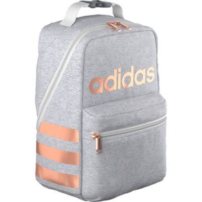 Adidas Santiago 2 Insulated Lunch Bag, Semi Flash Aqua Blue/Onix Grey, One Size