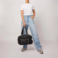 Thumbnail for Núnoo Washed Mille Handbag Black