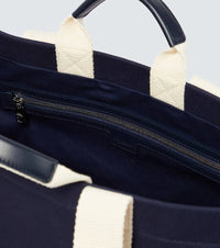 Thumbnail for Dolce&gabbana Logo Leather-Trimmed Tote Bag