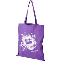 Thumbnail for Printed Tote Bags | Promotional Cotton Printed Tote Bags - Purple