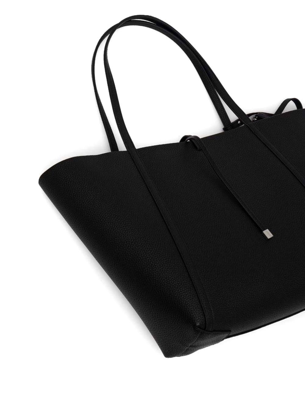 A|X Armani Exchange Reversible Logo Tote Bag - Black Size One Size