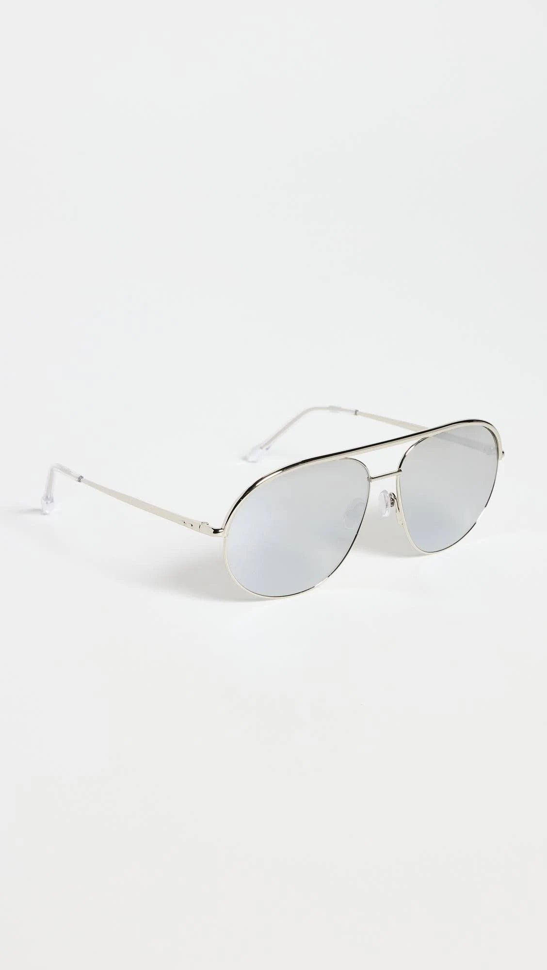 Isabel Marant Classic Metal Aviators Palladium One Size