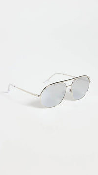 Thumbnail for Isabel Marant Classic Metal Aviators Palladium One Size