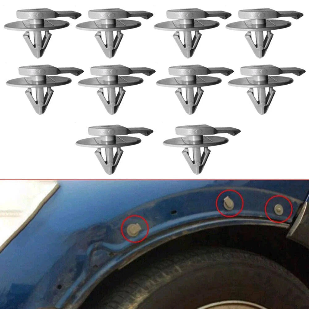 Upgrade Your For For Mini For Cooper With 10pcs Wheel Arch Trim Clips
