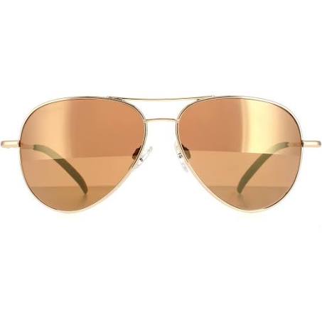 Serengeti Carrara Small Shiny Bold Gold/Polarized Drivers Gold