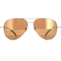 Thumbnail for Serengeti Carrara Small Shiny Bold Gold/Polarized Drivers Gold