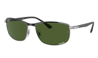 Thumbnail for Ray-Ban RB3671 CH (Colour: Black/ Polarised Dark Grey 186/K8, Size: 60-16-140mm)