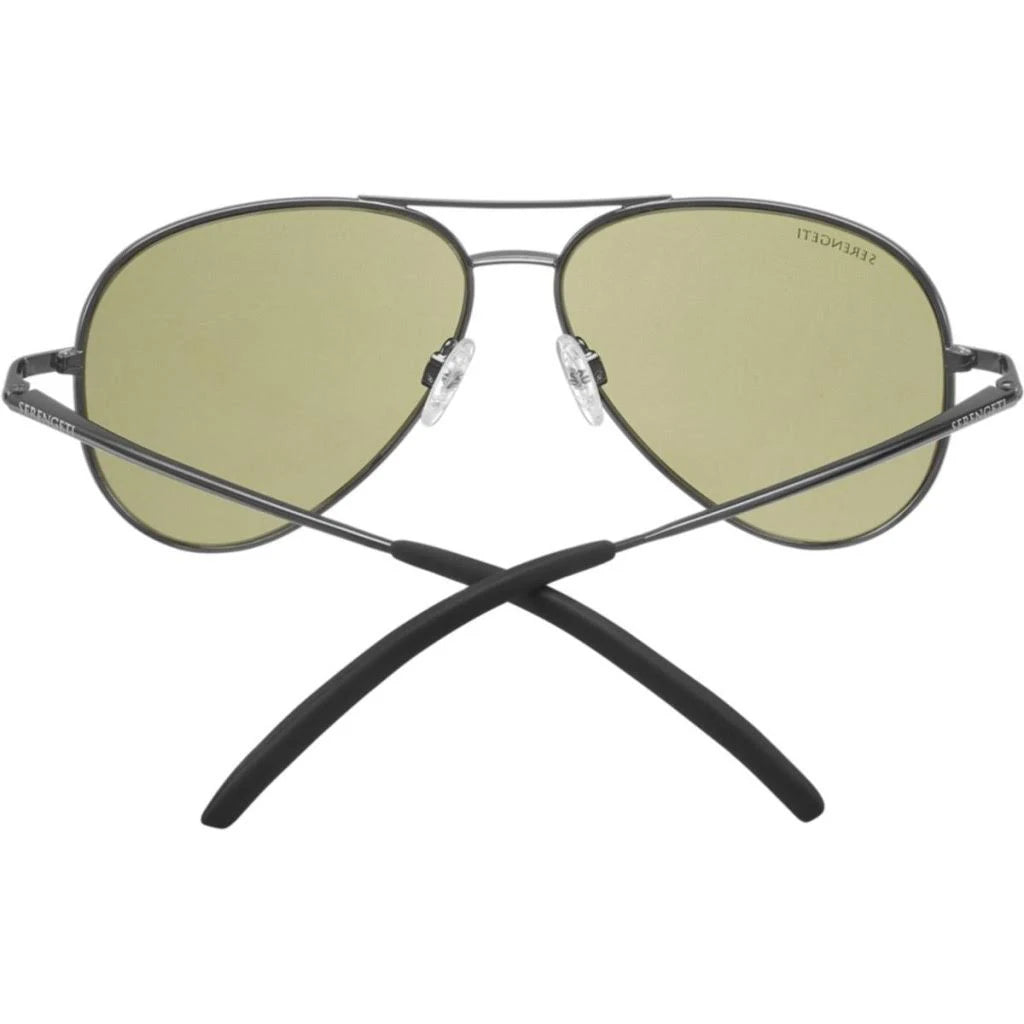 Serengeti Carrara Small Polarized 555nm, Shiny Gunmetal